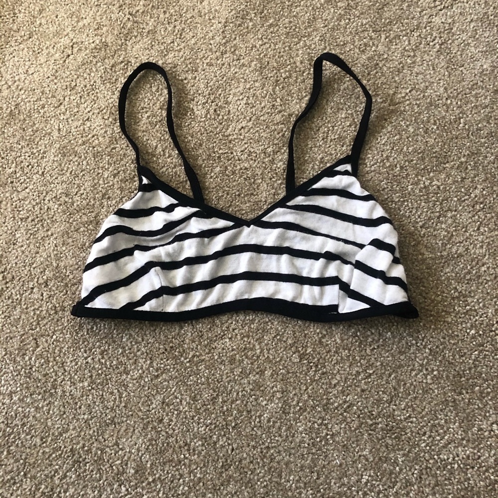 Striped bralette